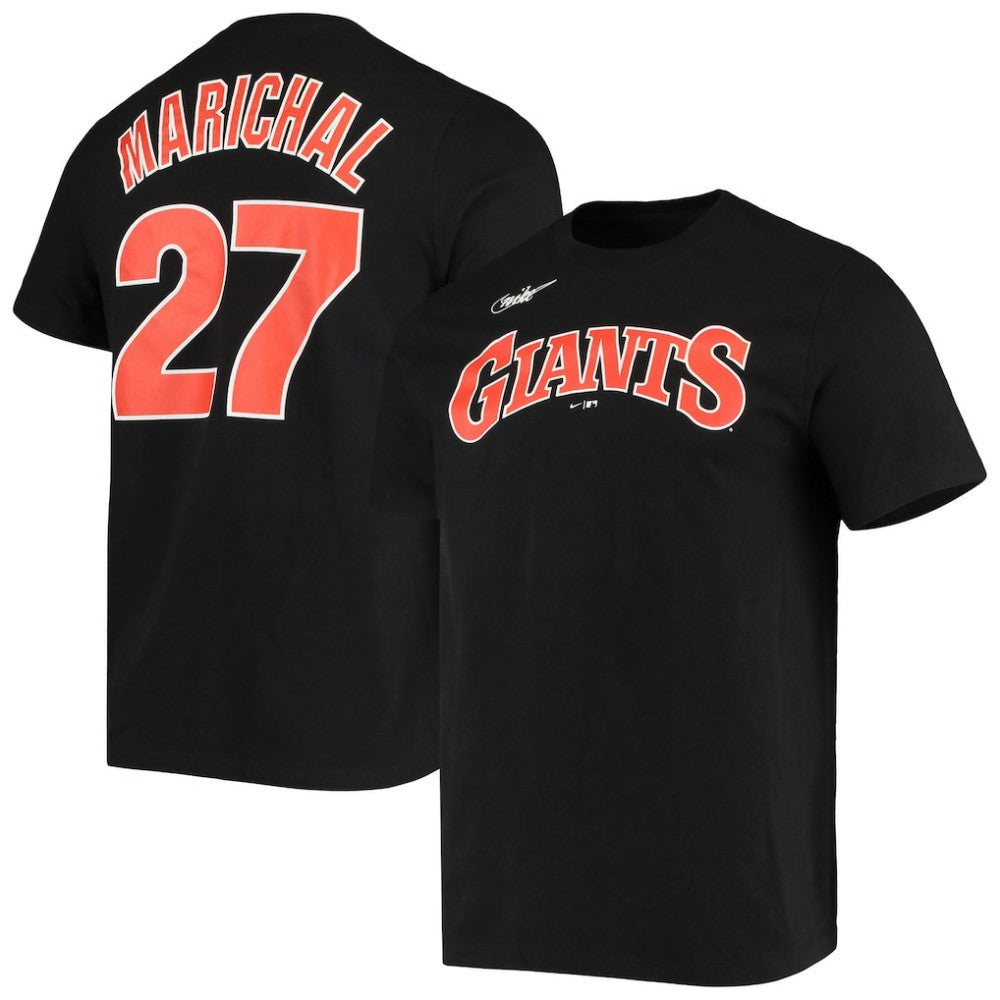 Juan Marichal San Francisco Giants Name & Number T-Shirt Black