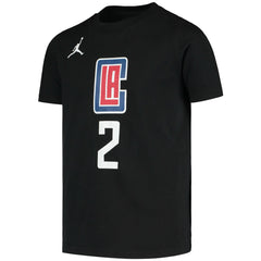 Kawhi Leonard LA Clippers Jordan Brand Youth Statement Edition Name & Number T-Shirt - Black online