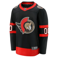 Ottawa Senators Fanatics Home Custom Breakaway Jersey - Black Jerseys