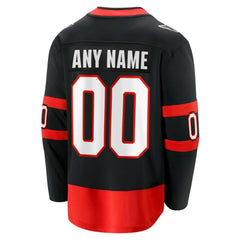 Ottawa Senators Fanatics Home Custom Breakaway Jersey - Black Jerseys