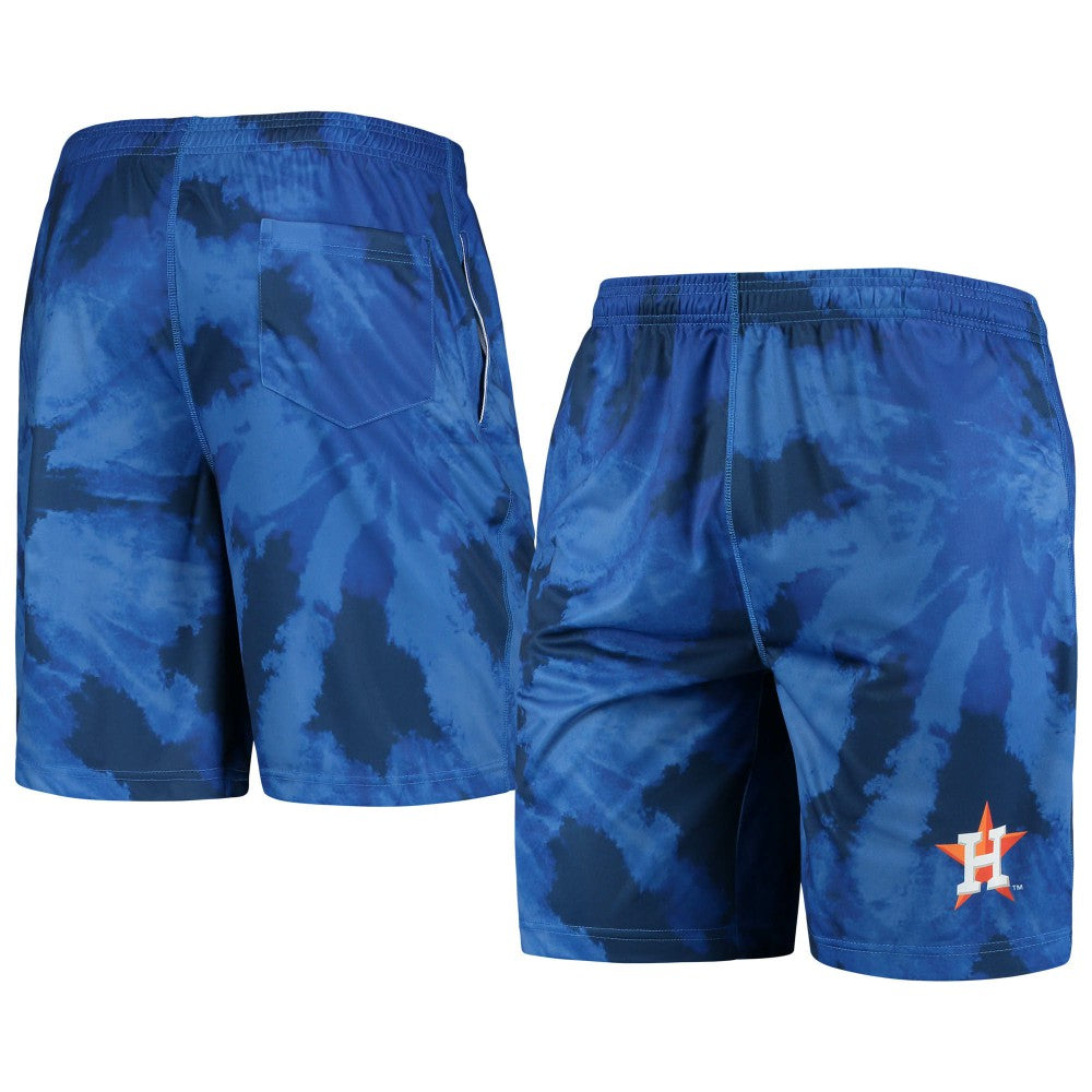 Houston Astros FOCO Tie-Dye Training Shorts Navy