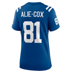 Mo Alie-Cox Indianapolis Colts Women's Team Game Jersey - Royal on sale