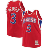 Allen Iverson Philadelphia 76ers 1996/97 Hardwood Classics Authentic Jersey - Red online