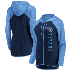 Tennessee Titans Women's Forever Fan Full-Zip Hoodie - Navy/Light Blue cheap