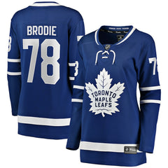 TJ Brodie Toronto Maple Leafs Fanatics Women's Breakaway Player Jersey - Blue Jerseys