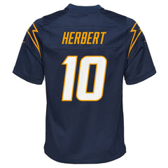 Justin Herbert Los Angeles Chargers Youth Game Jersey - Navy discount