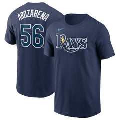 Randy Arozarena Tampa Bay Rays Name & Number T-Shirt Navy
