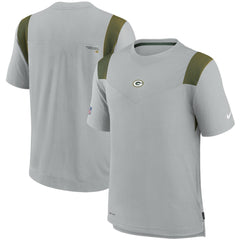 Green Bay Packers Sideline Player UV Performance T-Shirt - Gray for sale
