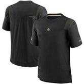 New Orleans Saints Sideline Player UV Performance T-Shirt - Black on sale