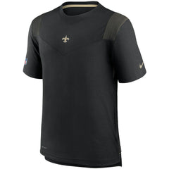 New Orleans Saints Sideline Player UV Performance T-Shirt - Black on sale