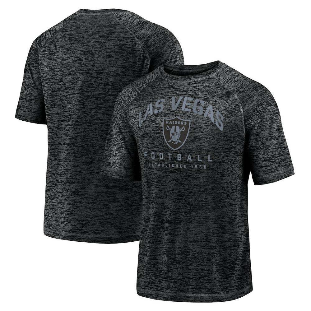 Las Vegas Raiders Shade Battle Ready Raglan Space-Dye T-Shirt - Black online