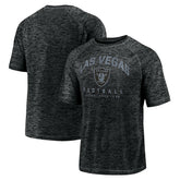 Las Vegas Raiders Shade Battle Ready Raglan Space-Dye T-Shirt - Black online