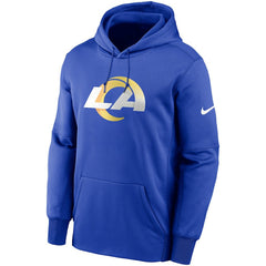 Los Angeles Rams Primary Logo Therma Performance Pullover Hoodie - Royal online