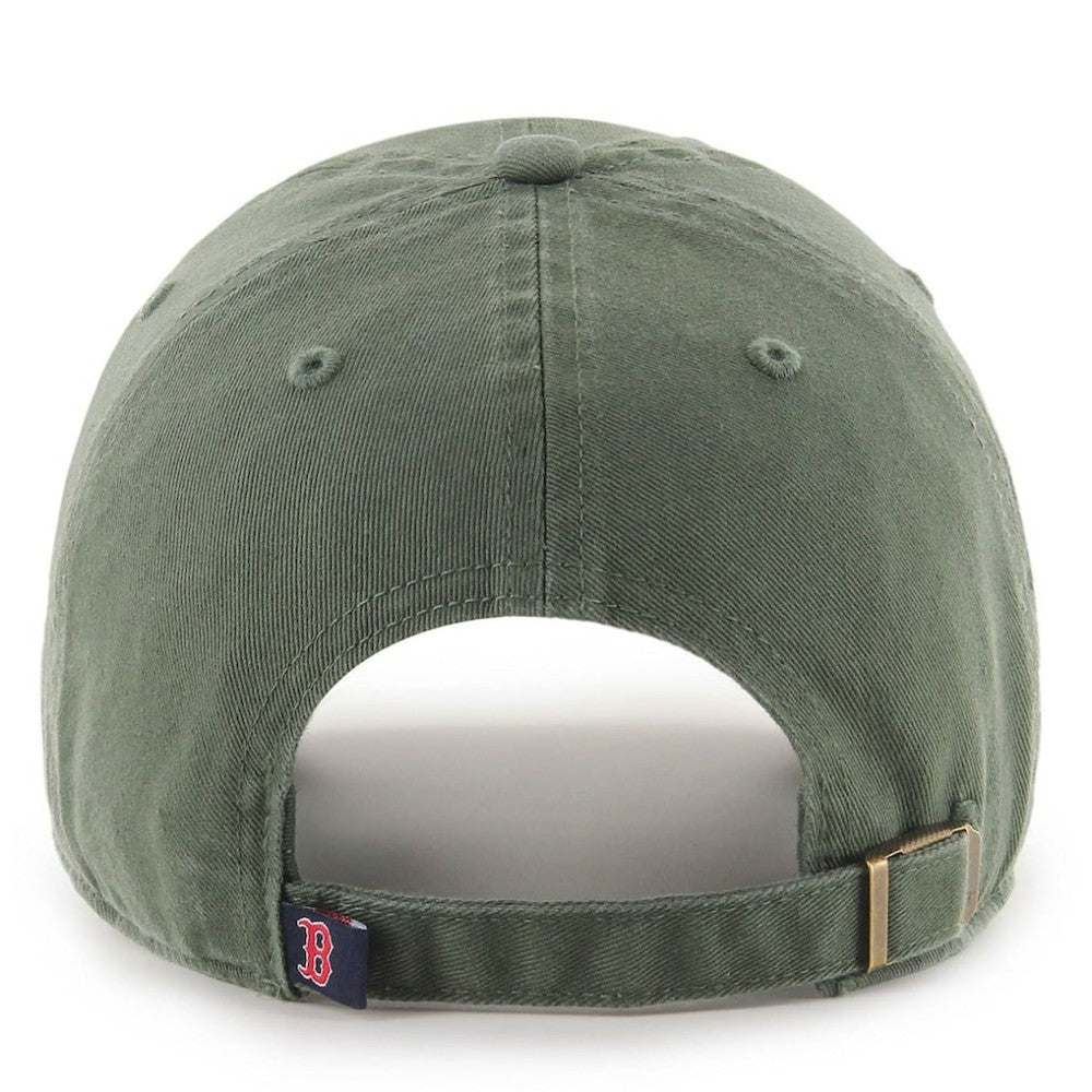 Boston Red Sox Moss Clean Up Adjustable Hat Green
