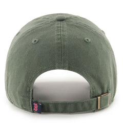 Boston Red Sox Moss Clean Up Adjustable Hat Green