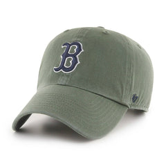 Boston Red Sox Moss Clean Up Adjustable Hat Green