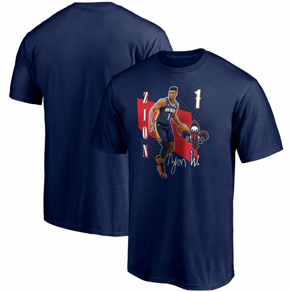 Zion Williamson New Orleans Pelicans Pick & Roll T-Shirt - Navy cheap