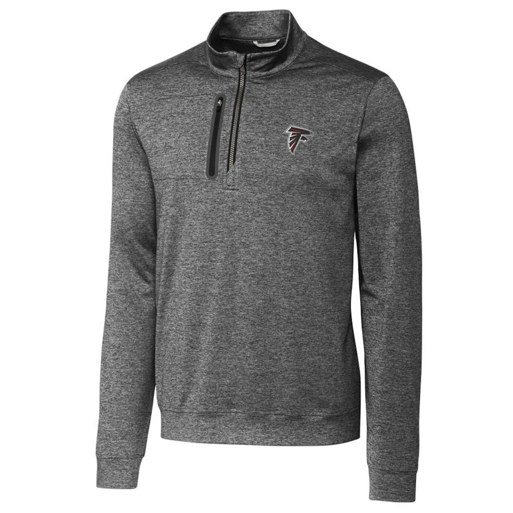 Atlanta Falcons Cutter & Buck Stealth Quarter-Zip Jacket - Gray online