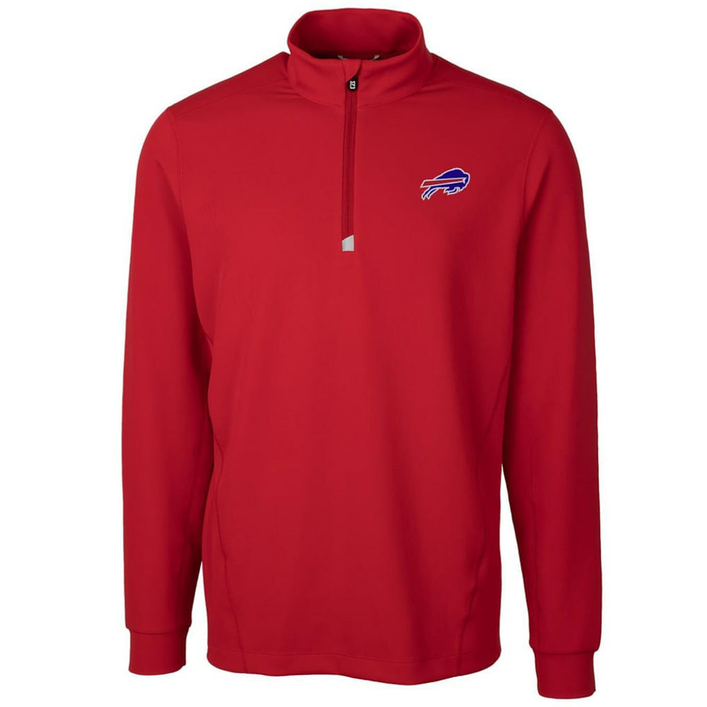 Buffalo Bills Cutter & Buck Traverse Quarter-Zip Pullover Jacket - Red cheap
