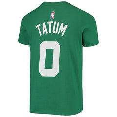 Jayson Tatum Boston Celtics Youth Logo Name & Number Performance T-Shirt - Kelly Green shop