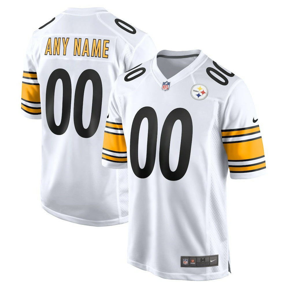 Pittsburgh Steelers Game Custom Jersey - White discount