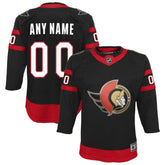 Ottawa Senators Youth Home Custom Premier Jersey - Black Jerseys
