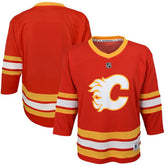 Calgary Flames Youth Home Replica Blank Jersey - Red Jerseys