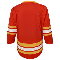Calgary Flames Youth Home Replica Blank Jersey - Red Jerseys