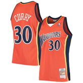 Stephen Curry Golden State Warriors Hardwood Classics Swingman Jersey sale - Orange online