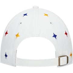 Pittsburgh Steelers '47 Women's Multi Confetti Clean Up Adjustable Hat - White online