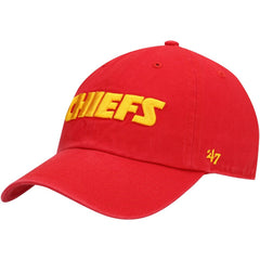 Kansas City Chiefs '47 Clean Up Script Adjustable Hat - Red online