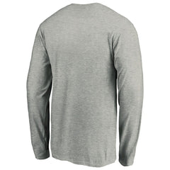 Philadelphia Phillies Cooperstown Collection Huntington Logo Long Sleeve T-Shirt Heathered Gray