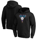 Arizona Diamondbacks Cooperstown Collection Huntington Logo Fitted Pullover Hoodie Black