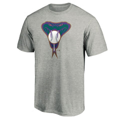 Arizona Diamondbacks Cooperstown Collection Huntington Logo T-Shirt Heathered Gray