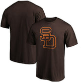 San Diego Padres Cooperstown Collection Huntington Logo T-Shirt Brown