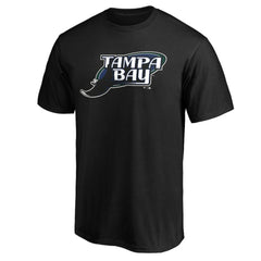 Tampa Bay Rays Cooperstown Collection Huntington Logo T-Shirt Black