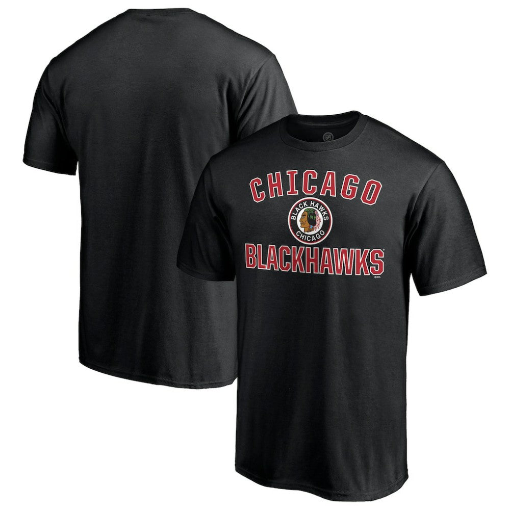Chicago Blackhawks Special Edition Victory Arch T-Shirt - Black T-shirts