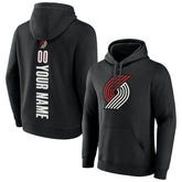 Portland Trail Blazers Playmaker Personalized Name & Number Pullover Hoodie - Black discount