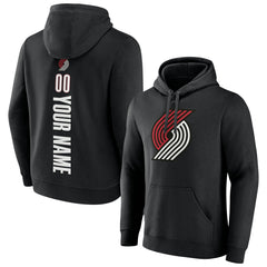 Portland Trail Blazers Playmaker Personalized Name & Number Pullover Hoodie - Black discount