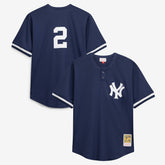Derek Jeter New York Yankees Big & Tall Batting Practice Replica Player Jersey Navy