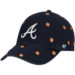 Atlanta Braves Women's Confetti Clean Up Adjustable Hat Navy