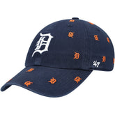 Detroit Tigers Women's Confetti Clean Up Adjustable Hat Navy