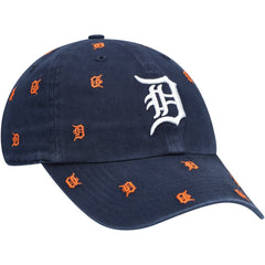 Detroit Tigers Women's Confetti Clean Up Adjustable Hat Navy