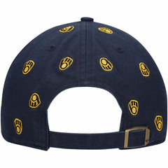 Milwaukee Brewers Women's Confetti Clean Up Adjustable Hat Navy