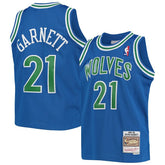 Kevin Garnett Minnesota Timberwolves Youth 1995-96 Hardwood Classics Swingman Jersey - Blue sale