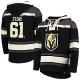 Mark Stone Vegas Golden Knights '47 Player Name & Number Lacer Pullover Hoodie - Black Hoodies