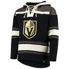 Mark Stone Vegas Golden Knights '47 Player Name & Number Lacer Pullover Hoodie - Black Hoodies