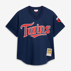 David Ortiz Minnesota Twins 2002 Cooperstown Collection Mesh Batting Practice Jersey Navy