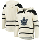 Toronto Maple Leafs '47 Superior Lacer Hoodie - Cream Hoodies