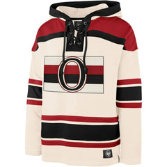Ottawa Senators '47 Superior Lacer Hoodie - Cream Hoodies